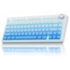 AULA F75 Pro Wireless Mechanical Keyboard,75% Gasket Hot Swappable Custom Keyboard,RGB Backlit,Pre-lubed Reaper Switches,Side Printed PBT Keycaps,2.4GHz/USB-C/BT5.0 Mechanical Gaming Keyboard