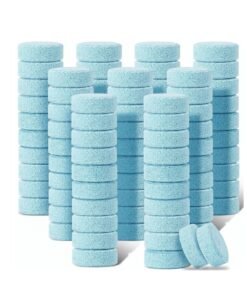 SYOSI 50 PCS Car Windshield Glass Concentrated Washer Tablets Solid Car Effervescent Tablets Glass Solid Wiper Cleaning Tablets for Car Kitchen Window