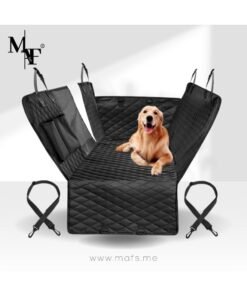 M.A&F's Dog Car Seat Cover, Waterproof and Scratchproof Dog Cover for Car Backseat, Nonslip Pet Car Seat with Mesh Window, Durable Hammock with Side Flaps for Cars, Trucks and SUV