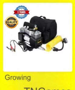 TNGames Dual Cylinder Car Tyre Inflator Air Compressor Pump