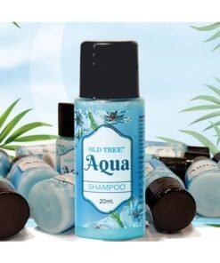 Old Tree Aqua Hotel Shampoo Toiletries Kit 20ml (Pack of 100 Pcs) - Bulk Travel Size Mini Shampoo Bottles for Hotel Rooms, Guest House, Marriage Hall, Hospital | Hotel Accessories and Amenities