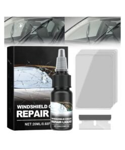 Upgrade Windshield Crack Repair Kit, Cracks Gone Glass Repair Kit, Windshield Crack Repair Fluid Window Automotive Windscreen Tool, Car Glass Repair Glue Scratch Chip Cracks Repair Kit (1 Set)