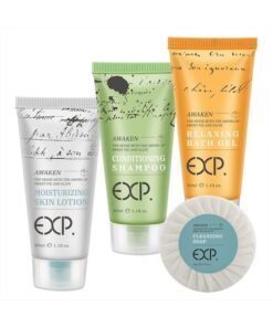 OPPEAL.HOSMALL OPPEAL EXP Series| 200 PK 1 oz Hotel Size Amenities Bulk | 50 Sets Each Contains Shampoo & Conditioner 2 in 1, Body Wash, Body Lotion and Soap Bar | Ideal Size for Hotel/AirBnB/VRBO/Vacation Rental