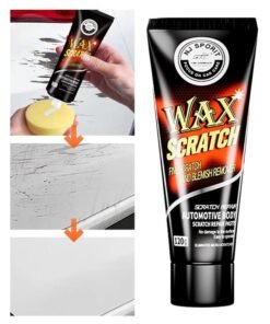 NJ SPORIT Wax Scratch，Car Scratch Repair Scratch Remover Wax Renew Removes Fine Surface Scratches Swirls Paint Transfer for Vehicles Including Cars Trucks Motorcycles 120g