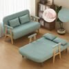 NKX Convertible Folding Sofa Bed Space Saving Scratch Resistant Sofa for Apartments