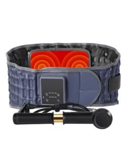 SYOSI Decompression Back Belt for Relax Body Inflatable Lumbar Support Massage Belt with Heating & Vibration for Instant Back Pain Relief Lower Back Brace with Hand Pump for Men Women Fits 29-49inch Waist