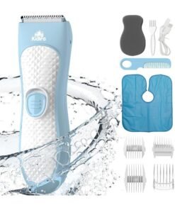 KIDIRA Baby Hair Clippers Quiet Hair Trimmer for Kids Toddler, Silent Hair Clippers for Children with Autism, Waterproof Rechargeable Cordless Ceramic Blade Haircut Kit