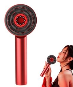 GUDOO Scalp Massaging Brush Red Light Hair Comb Stimulates Hair Growth Comb Thinning Hair Treatment Therapy Comb Handheld Head Scratcher Massager Brush for Women and Men