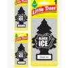 LITTLE TREES 3PCS CARD AIR FRESHENER BLACK ICE