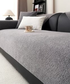 Second-Hand Pure Color Sofa Cushion Fixed One-Piece Combination Sofa Cushion Retro Sofa Cover Cloth Towel