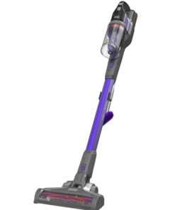 BLACK+DECKER 4-in-1 Cordless Stick Vacuum Cleaner, 18V, 1.5Ah Battery, 55-Minute Runtime, 38 Watts Suction, 650ml Dustbowl, Pet Vacuum, Lightweight, Easy Storage, Purple - BDPSE1815P-QW 500 ml 27 W BDPSE1815P-QW ‎Titanium/Purple