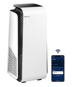 Blueair Air Purifier - HealthProtect 7370i Cleans Upto 1507 sqft, 335 m³/h CADR, AQI, HEPASilent Technology Removes 99.97% Pollen, Dust, Mould, Bacteria, Viruses, VOCs, Odours - 1+4 Years Warranty.