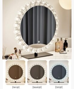 Alternative view of NKX Elegant and Efficient Smart Dressing Table for Contemporary Living Spaces with LED Mirror