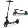 Beauenty Electric Scooter With Dual Brake System, Portable Foldable Electric Scooter With Display And Light, Lightweight And Easy To Carry, Max 12 Km/H Speed, Max 14 Km Travel Distance (Black)