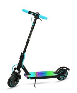 Crony M365 7 Colors E-Scooter 250W Motor, 25-45KN/H Speed, 10-25KM Range, Front Suspension, Durable Honeycomb Tires,Smart App Control,Aluminum Alloy Frame, 100KG Max Load, 36V/7.8AH Battery,Easy Folding, LED Light Base, Commuter Electric Scooter for Adults & Kids, Portable, Lightweight Design, Durable Honeycomb Tires, Bluetooth Connectivity, Ideal for Daily Commute & Leisure Rides, 3-5 Hours Charging Time, Normal/Disc Brakes, IPX4 Waterproof, 7 Colors LED Deck Lights，Blue