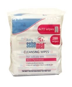 Sebamed Cleansing Wet Baby Wipes for Delicate Skin, Pack Of 4, 72x4, 288 Count