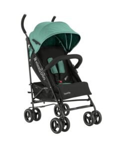KIKKABOO Steel Frame Pushchair Basket Removable Front Wheels Mint