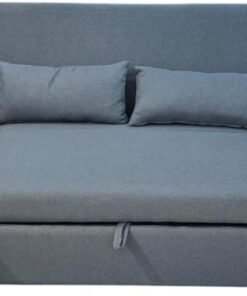 Comfynest 2-Seater Fabric Sofa Bed - Dark Grey