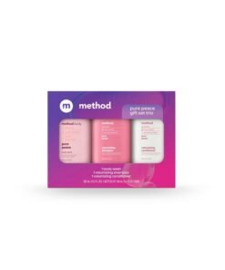 Method Body Wash and Hair Care Gift Set, Pure Peace, 3.4 oz Travel Size Bottles