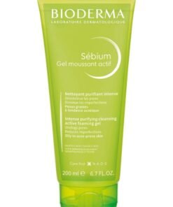 Bioderma Sebium Gel Moussant Actif Intense Purifying Foaming Gel Oily To Acne-Prone Skin 200ml