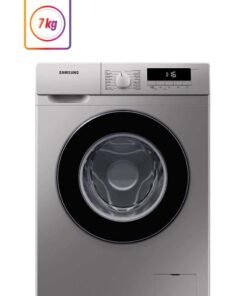 Samsung 7 Kg Front Load Washing Machine, 1200 RPM, Digital Inverter Technology With Quick Wash, Drum Clean And Delay End 1.3 kW WW70T3020BS Silver