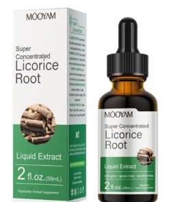 MOOYAM Licorice Root Extract, Alcohol Free Tincture, Vegetarian Liquid Suppleme