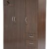 SULSHA 3 Door Wooden Wardrobe Cabinet Cupboard Engineered Wood Perfect Modern Stylish Heavy Duty