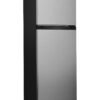 HITACHI Double Door Refrigerator 260L , No Frost Fridge Freezer, Inverter Compressor,  Dual Fan Cooling, Door Alarm And LED Light, Twist Ice Tray, Inox - HRTN5275MFXAE Inox
