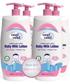 Cool & Cool Pack Of 4 Baby Milk Lotion - 500Ml