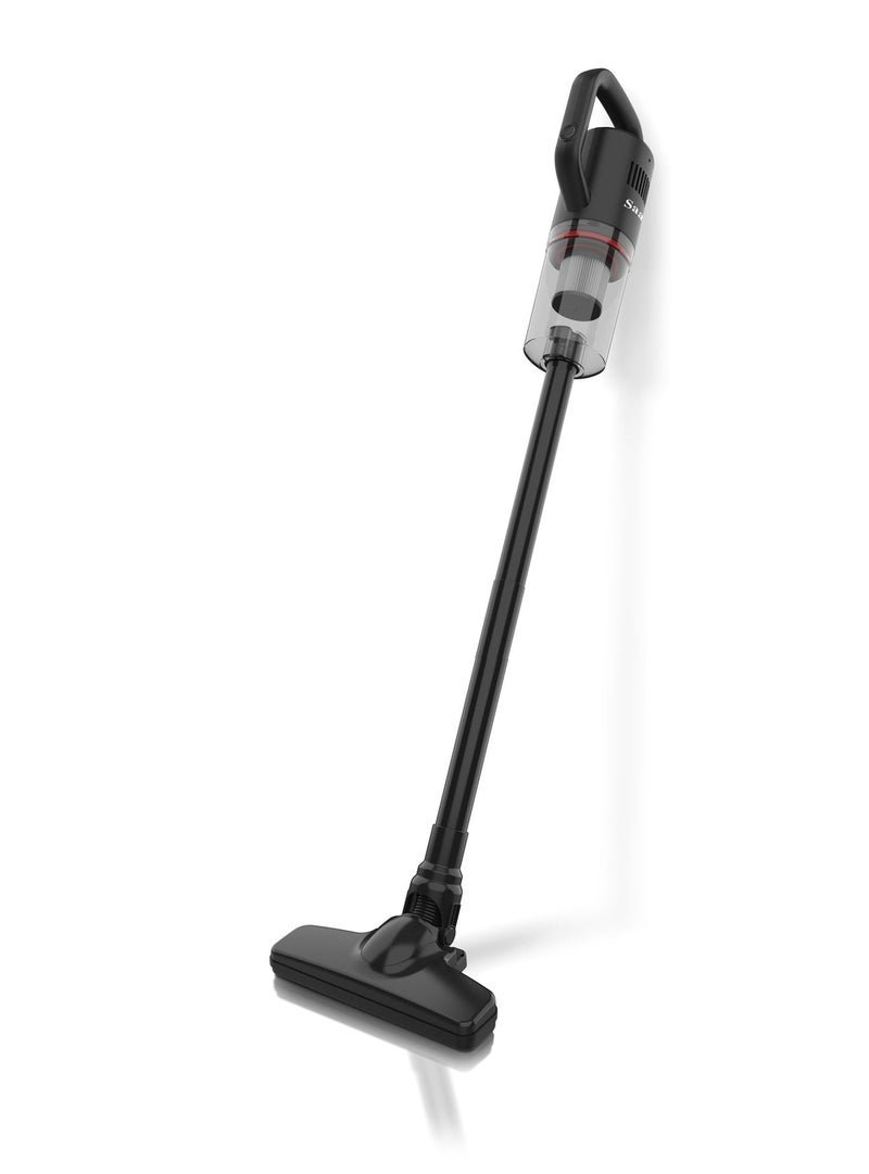 Saachi Ultra-Efficient Stick Vacuum Cleaner – Powerful Suction, Advanced HEPA Filtration, Quiet Operation, and Large Dustbin – Perfect for Easy, Everyday Cleaning NL-VC-1113-BK