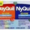 Vicks Dayquil and Nyquil Severe Cough, Cold & Flu Relief 48 Liquicaps