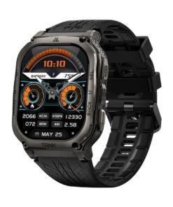 KOSPET Tank M3 Smartwatch, GPS, Bluetooth Calling | Shockproof & 5ATM Waterproof up to 50 meters | 1.85" HD Display | Up to 50 Days Battery Life | Ideal for Sports & Outdoor Adventures Black