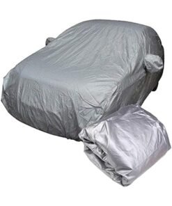 HERIOS Car Covers Waterproof Medium size 170"*65"*17" All Weather for Automobiles, Sun Shield Car Hood Universal Cover, Outdoor Full Cover Rain Sun UV Protection Car Protection, Tight Smooth Non-Abrasive.