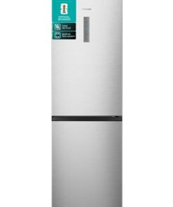 Hisense Two Door Bottom Mount Refrigerator - 390L Freezer Fridge , Frost Free, Multi Air Flow - RB3N390NDC1 Silver