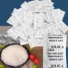 HomarKet Silica Gel Desiccant Bags,100pcs Non-Toxic Moisture Absorber Desiccant Dehumidifier for Kitchen Clothes Food Storage(1g/100packs)