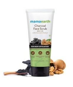 Mamaearth Charcoal Face Scrub For Oily And Normal Skin With Walnut