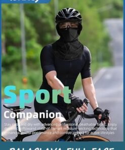 LENND Cooling Breathable Balaclava Full Face Mask with Wide Brim Sun UV Protection Hood for Men Women Fishing Motorcycle Skiing - Image 4