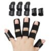 5-Piece Finger Splint Set， Adjustable Trigger Bracket Knuckle Fixation Broken Finger Protector