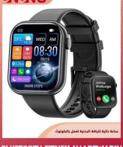 UNUNS New Upgraded Smart Watch,Smartwatches For Android iOS,2.01"Fitness Tracker Bluetooth Call-Answer/Make,Waterproof Sport Watch With Heart Rate/Sleep Monitor,59+Sport Modes,Smartwatches For Men Women