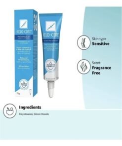 Kelo-cote Advanced Formula Scar Treatment Gel 15g, Helps Soften And Smooth Raised Scars, Maintaining The Moisture Balance of The Adjacent Skin, Reduces Discolouration, Redness, Pain and Discomfort of Scars