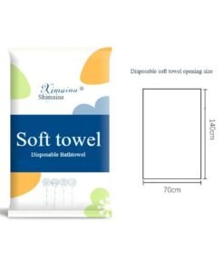 Disposable Bath Towels Portable Soft Towel Set for Hotel, Bathroom, Spa, Trip, Camping Highly Absorbent 55x27.5 Inch 1 Individually Packaged,Premium Disposable Bath Towels,Portable and lightweight