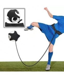 PYC Football Kick Trainer with Adjustable Training Belt, Hands-Free Solo Soccer Trainer Equipment for Kids Adults