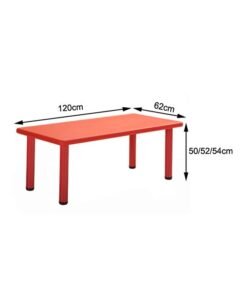 Alternative view of JSAITOYS Rectangle Child Day Care Preschool Classroom Furniture Daycare Activity Plastic Kindergarten Shape Table For Kid
