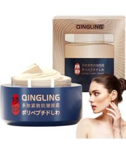 QINGLING Wrinkle Removal Cream, Firming Anti-Aging Cream, Anti Aging Skin Care Firming, Peptide Firming Anti-Wrinkle Cream 50g
