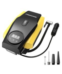 PGNOOGE 150 PSI Tyre Inflator,Portable Air Compressor with LED Flashlight, Tire Inflator with Digital Display, DC 12V, Auto-off, Car Tyre Pump for Motorcycle Ball, air compressor for car, tire inflator portable air compressor, air compressor pump, car tire air compressor, air pump for car tires portable, inflator air pump, tire air pump, air pump for car tires, tire pump for car, car pump