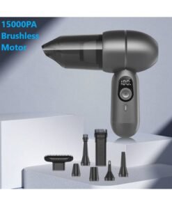 Changli Handheld Car Dust collector/Air Blower& Pump, Air Blow Powerful brushless motor 15000PA Handheld Dust collector , Portable Multi-Nozzles for Car, Keyboard, Home, Office, Kitchen