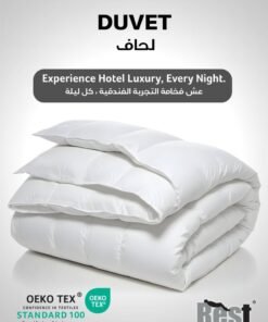 Rest Premium Duvet 160x220cm,Ulta Soft Comforter , Hotel Quality ,All Season Duvet  with Soft Down Alternative Filling , Made In UAE