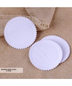 Hotel Supplies Bar Teahouse Hotel Guest Room Disposable Absorbent Coaster Tea Coaster Coaster Printing-Specifications:White Version Without Words ]