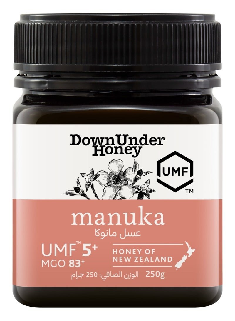 DownUnder Honey DownUnder Manuka Honey UMF5+(MGO 83+), 250g