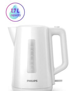 Philips Plastic Kettle 3000 Series - With Pilot Light, Spring Opening, 1.7 L 2200 W HD9318/01 White